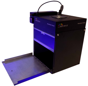 LED Curing Cabinet open door